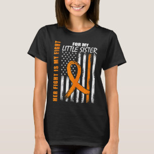 T-shirt Son Combat Est Mon Combat Petite Sœur Sensibilisat