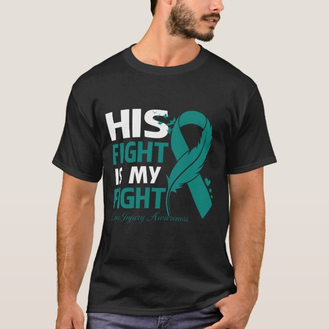 T-shirt Son combat est mon combat PRÉVENTION DES BLESSURES (Devant)
