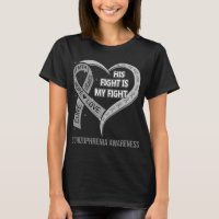 Son Combat Est Mon Combat Ribbon Heart Schizophren