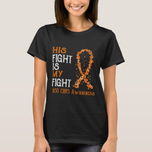 T-shirt Son combat est mon combat RSD RCPS Sensibilisation