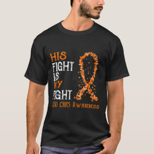 T-shirt Son combat est mon combat RSD RCPS Sensibilisation
