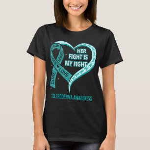 T-shirt Son Combat Est Mon Combat Scleroderma Sensibilisat