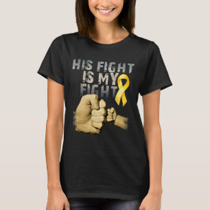 T-shirt Son combat est mon combat Sensibilisation au cance