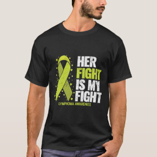 T-shirt Son combat est mon combat Sensibilisation au cance