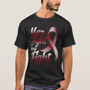 T-shirt Son combat est mon combat SENSIBILISATION AU MYÉLO