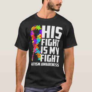 T-shirt Son Combat Est Mon Combat Sensibilisation sur l'au