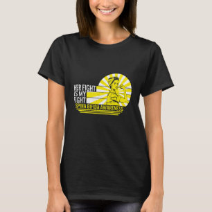 T-shirt Son combat est mon combat Spina Bifida Sensibilisa