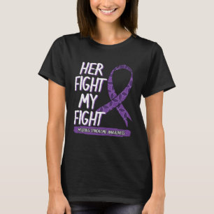 T-shirt Son combat est mon combat Syndrome de Moebius surv