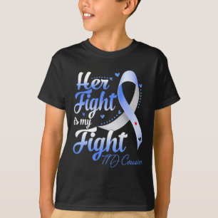 T-shirt Son Combat Est Mon Combat T1D Cousin Type 1 Diabèt