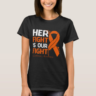 T-shirt Son combat est mon notre combat RUBAN DE SENSIBILI