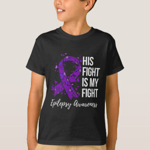 T-shirt Son combat est My Fight Epilepsy Awareness 1