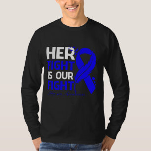 T-shirt Son combat est notre combat ALOPECIA connaissance