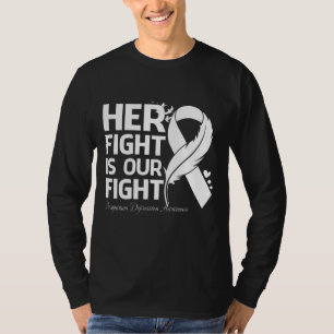 T-shirt Son combat est notre combat DÉPRESSION POSTPARTUM