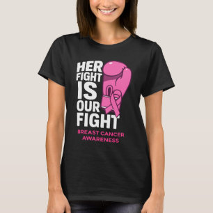 T-shirt Son combat est notre combat - Sensibilisation au c