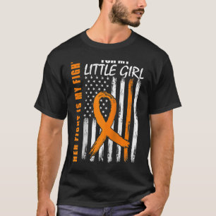 T-shirt Son combat La petite fille La sensibilisation à la