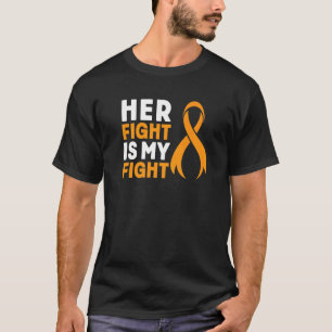 T-shirt Son combat Mon combat Mme Warrior Sclérose en plaq