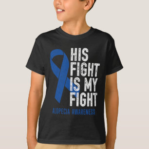 T-shirt Son combat My Fight Family Support Alopecia Areata