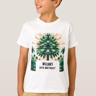 T-shirt Son Cool Nature Espèces Arbre Arbre Arbre 13ème An