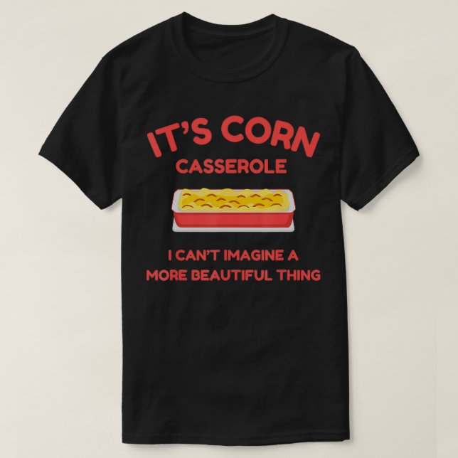 T-shirt Son Corn Casserole Drôle Thanksgiving Noël (Design devant)