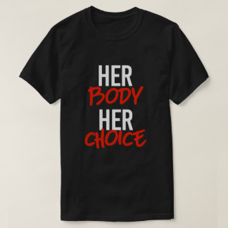 T-shirt Son corps son choix