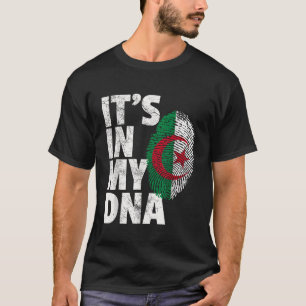 T-shirt SON DANS MON ADN Algérien Algérie Drapeau T Chemis