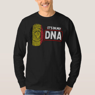T-shirt Son Dans Mon ADN Drapeau National Belg Patriotique