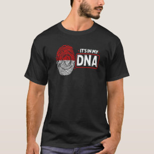 T-shirt Son Dans Mon ADN Drapeau National Indonésien Patri
