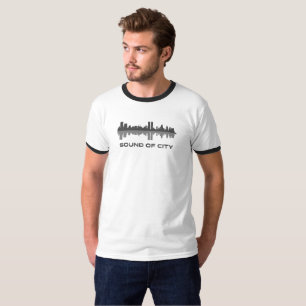 T-shirt Son de la ville   Doigt pour hommes