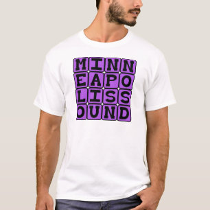 T-shirt Son de Minneapolis, son de musique