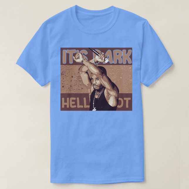 T-shirt Son Enfer sombre est chaud (Design devant)