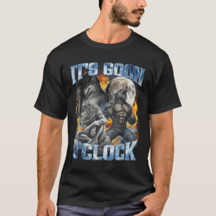 T-shirt Son fou il est l'heure Cool Drôle Loup Alpha Loup-