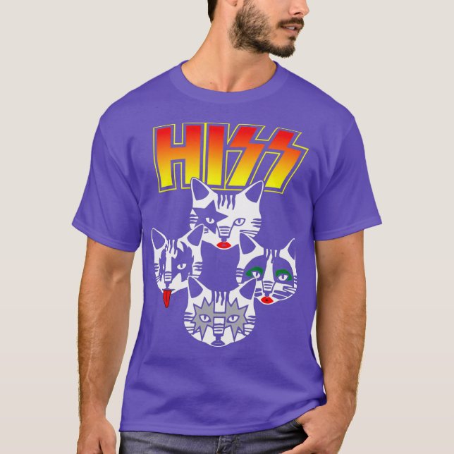 T-shirt Son Funny Chats Kittens Rock Rockin (Devant)