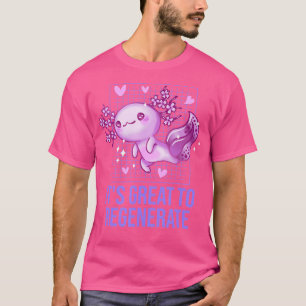 T-shirt Son Grand Pour Régénérer Axolotl Sea Animals Salam
