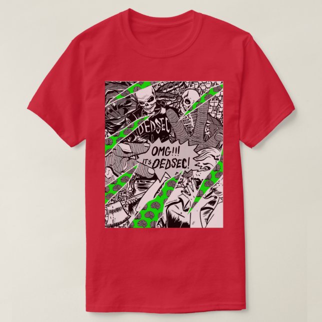 T-shirt Son graphique Dedsec (Design devant)