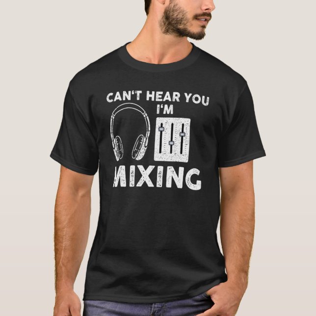 T-shirt Son Guy Audio Engineer Mixage (Devant)