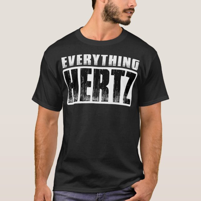 T-SHIRT SON GUY AUDIO INGÉNIEUR HERTZ (Devant)