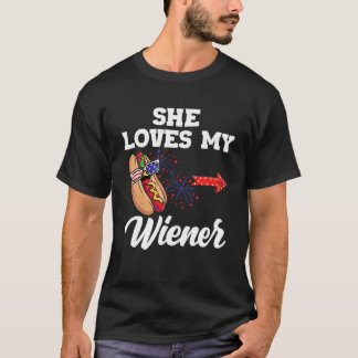 T-shirt Son Hers Naughty USA Outfit Matching Couples 4e ou