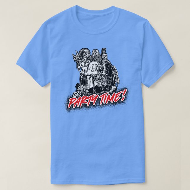 T-shirt Son heure de fête Retour de la lumière (Design devant)