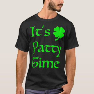 T-shirt Son Horaire De Patty St Saint Patricks Paddys Patt