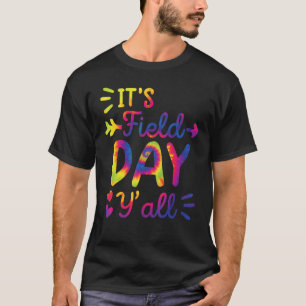 T-shirt Son jour de campagne Y tous les enseignants Étudia