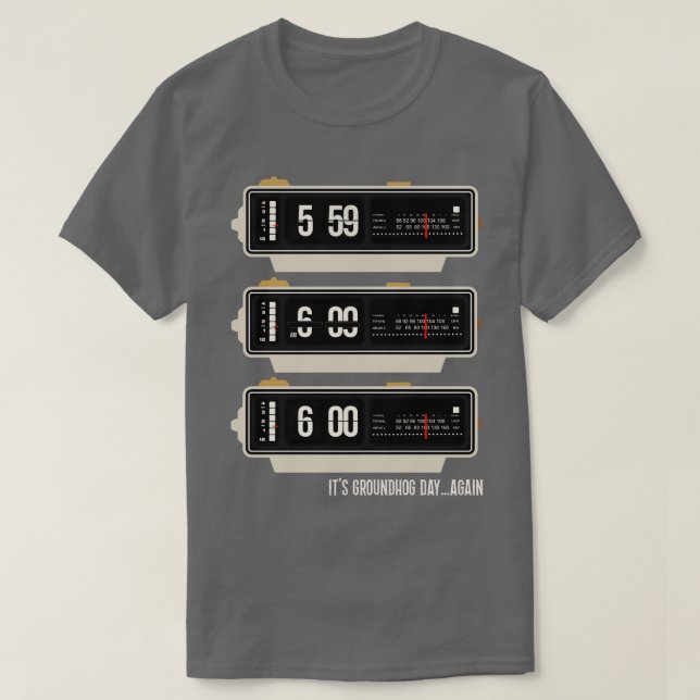 T-shirt Son Jour de la marmotte (Design devant)