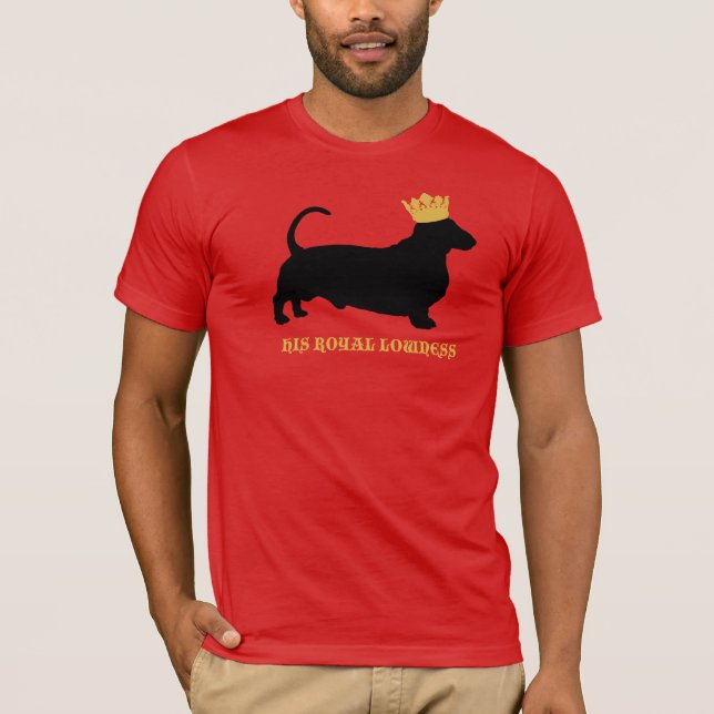 T-shirt Son Lowness royal (Devant)