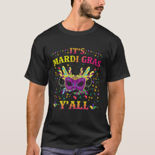 T-shirt Son Mardi Gras Yall Funny Mardi Gras Party Mask Co