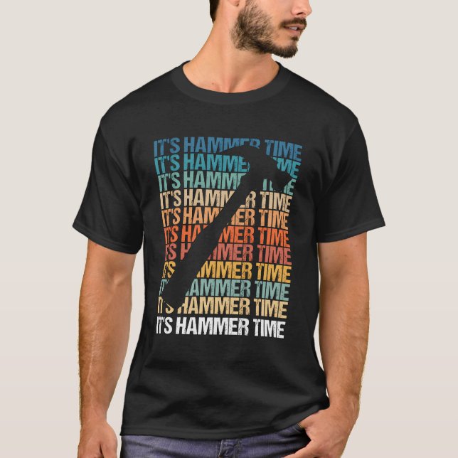 T-shirt Son Marteau De Charpentier Ou De Commerçants (Devant)
