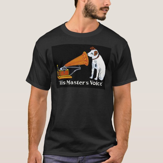 T-shirt Son Master&x27 ; s Voice, Nipper the Dog Classic T (Devant)