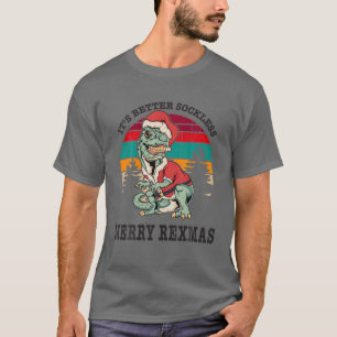 T-shirt Son meilleur Trex Père Noël Merry Rexmas
