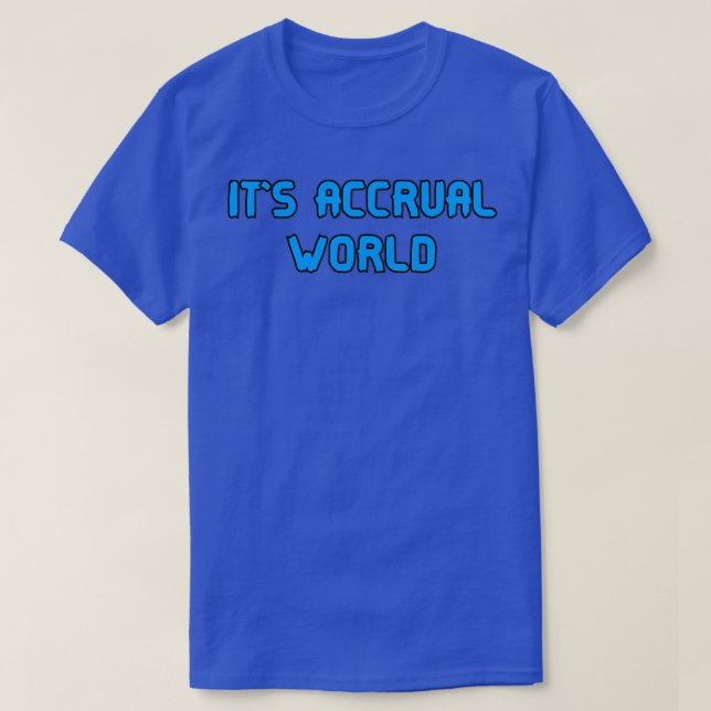 T-shirt Son monde de l'accumulation (Design devant)