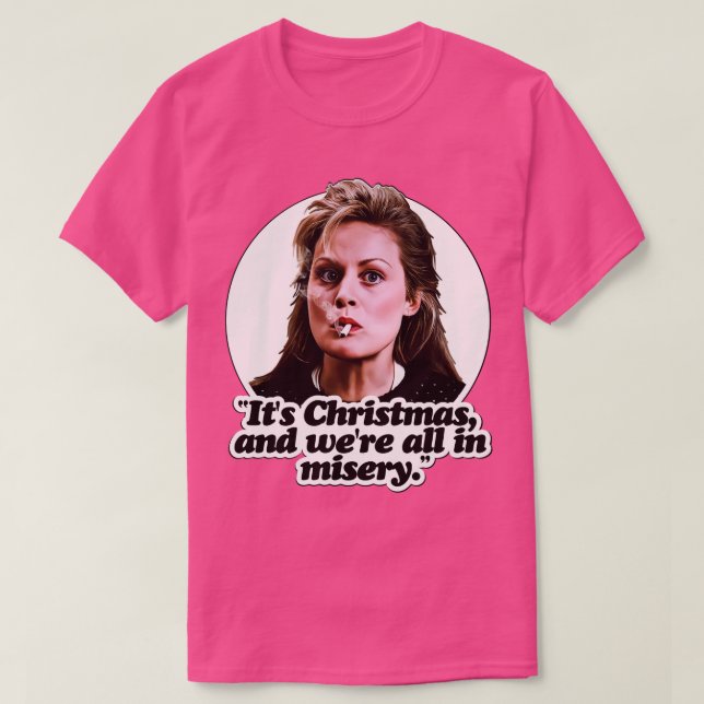 T-shirt Son Noël Et Tous Étaient Dans La Misère (Design devant)