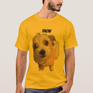T-SHIRT SON NOM EST SNOW-DARK TEE