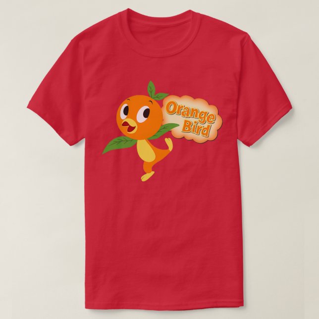 T-shirt Son Oiseau Orange (Design devant)